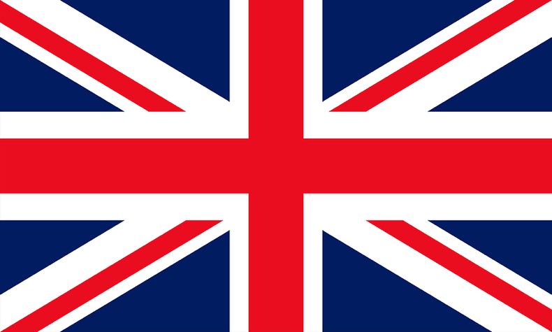 United Kingdom union jack flag